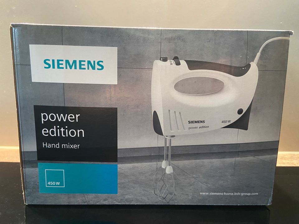 Siemens Handrührgerät 450W, Handmixer, neu & OVP in Bayern - Flossenbürg |  eBay Kleinanzeigen ist jetzt Kleinanzeigen