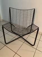 JÄRPEN Designlassier IKEA Sessel Metall schwarz Wire Chair 80iger Frankfurt am Main - Ostend Vorschau