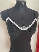 Bodycon Kleid, Häkel Top, Gr S M, schwarz weiß, Lingerie Look Nordrhein-Westfalen - Hemer Vorschau