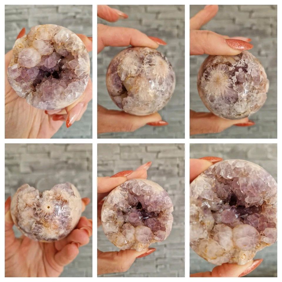 Pink Amethyst druzy Kugeln in Essen