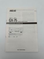 AKAI GX-75 Bedienungsanleitung DE / EN Niedersachsen - Schöppenstedt Vorschau