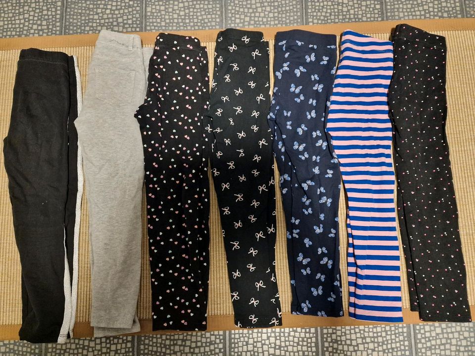 Dicke Mädchen Leggings Gr. 116-134 von H&M in Singen