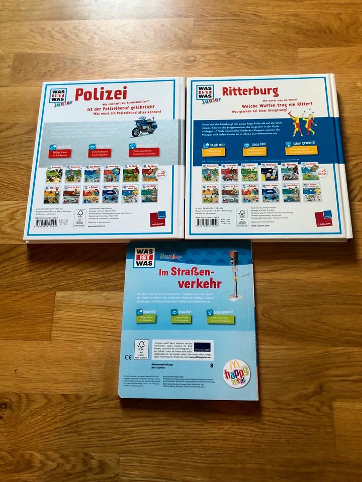 Was ist was Junior Polizei Ritterburg Straßenverkehr Buch Kinder in Berlin