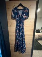 Gesmoktes Maxikleid mit Aquarellblumenmuster von Apricot Nordrhein-Westfalen - Rahden Vorschau