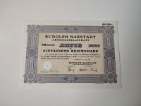 Karstadt Aktie Sammleraktie Rudolph eintausend Reichsmark Pankow - Prenzlauer Berg Vorschau