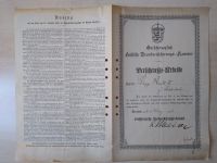✴️1913 Brand Versicherungsurkunde Darmstadt Hessen Dokument antik Hessen - Kelsterbach Vorschau