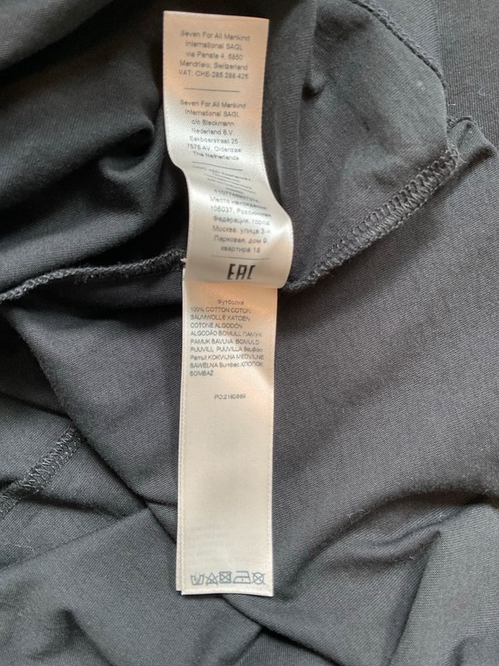 7 for all mankind Tshirt Shirt für Damen Größe S schwarz in Gründau