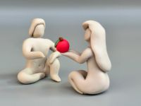 Adam und Eva Miniaturen Hand Arbeit ca.3,5 cm Hessen - Griesheim Vorschau