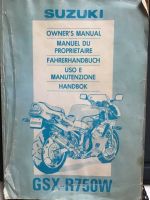 Benutzerhandbuch Suzuki GSX-R 750 W Essen - Essen-Ruhrhalbinsel Vorschau