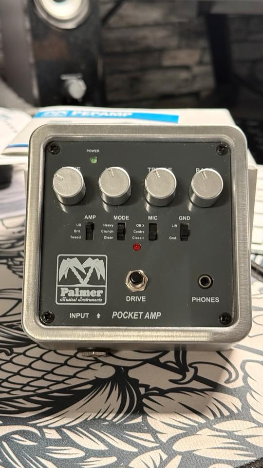 E-gitarre bodeneffekt - Palmer MI Pocket AMP in Contwig