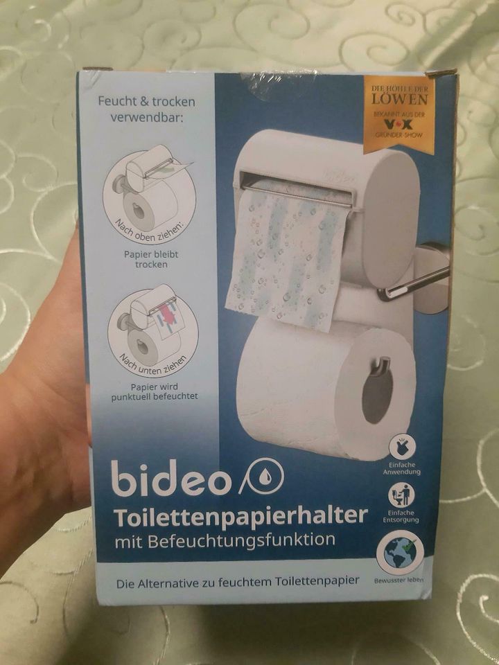 Bideo Toilettenpapierhalter Neu und OVP die Höhle der Löwen TV in Calau