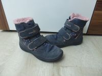 Winterschuhe Gr. 31-32 von Superfit dunkelblau-rosa mit Sternen Bayern - Forstern Vorschau