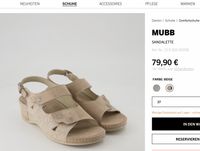 Sandalette Mubb Comfort Echt Leder, 37, Neupr. 79,90€, Neu! Bayern - Neustadt an der Aisch Vorschau