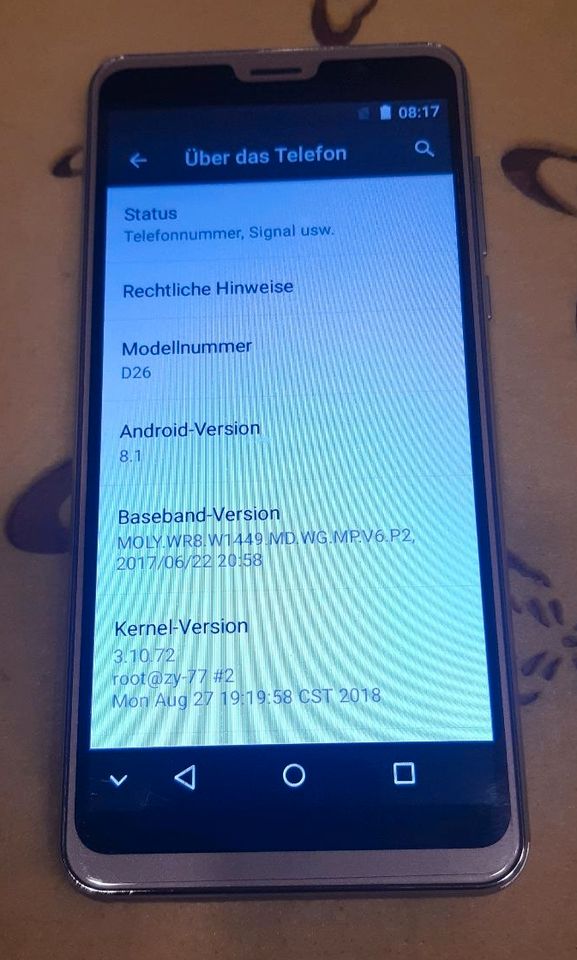 Smartphone XGODY MODEL D26 Android 8.1 in Werdau