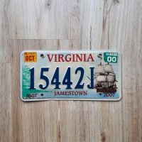 Virginia Jamestown SCHIFF USA US Kennzeichen Nummernschild Bayern - Großmehring Vorschau