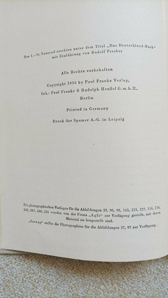 Deutschland - Ein Buch der Heimat für 9,99 € inkl. Versand in Merseburg