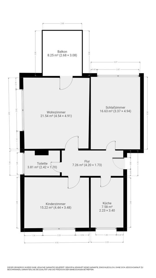 Gemütliche 3 Zimmer ET. Wohnung in Hannover - Vahrenheide in Hannover