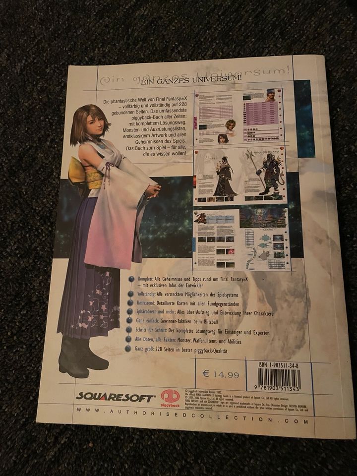 Final Fantasy X 10 - das offizielle Lösungsbuch - Rar in Langenhagen