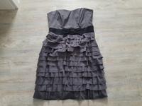 Corsagen Kleid Cocktailkleid H&M festlich Gr 42 grau schwarz Bayern - Ursensollen Vorschau