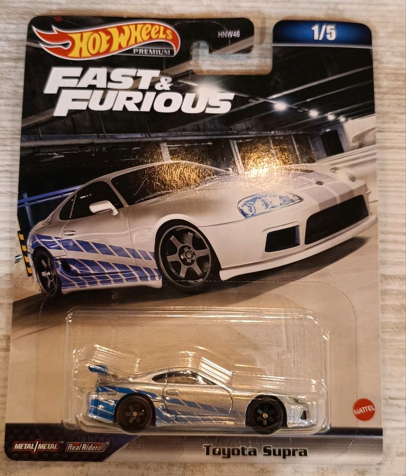 Toyota Supra MK4 Hot Wheels Real Riders Fast Furios 1:64 in Barby