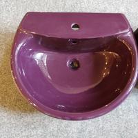 Neu Waschtisch Duravit, 60 x 51 cm, mit Halbsäule, aubergine Bayern - Hausham Vorschau