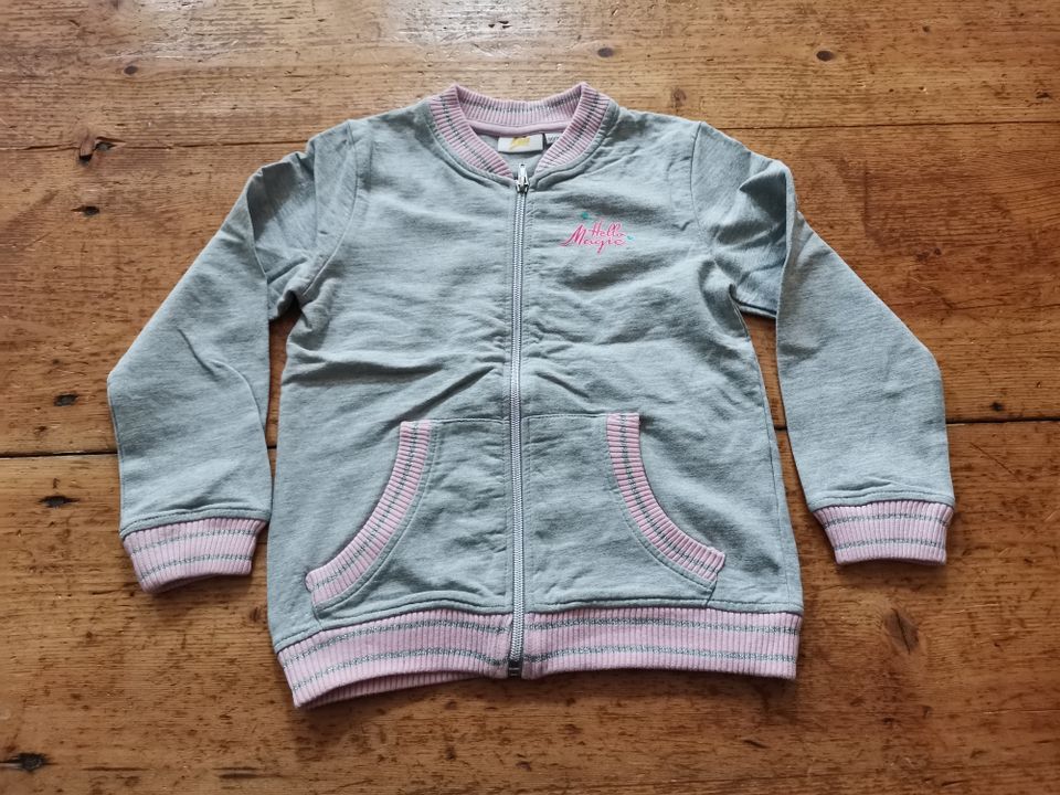 Pullover sweater Grau rosa 110/116 kids in Dresden