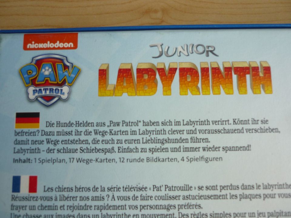 Junior LABYRINTH PAW PATROL-Spiel Ravensburger Kinderspiel ab 4 in Bochum