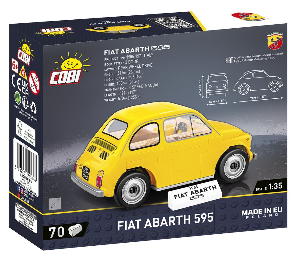 Fiat Abarth 595 - Youngtimer Collection - für Kinder 4