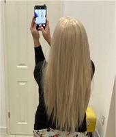 Perücke blond lang glatt ohne Pony Cosplay party wig Kunsthaar Essen - Rüttenscheid Vorschau