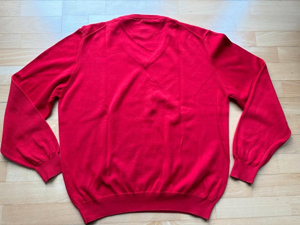 Maerz Pullover mit V-Ausschnitt Gr. 52 rot sehr guter Zustand in Dudeldorf - Ordorf