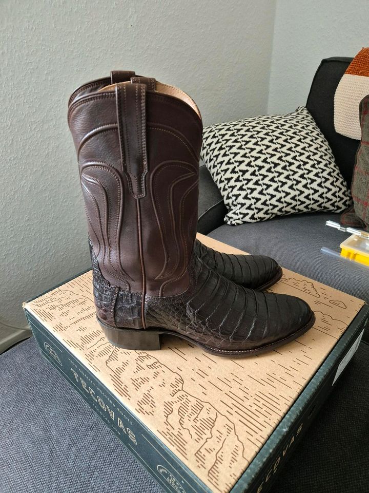 Genuine Texas cowboy boots (crocodile) in Düsseldorf