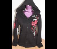 EMP Full Volume Kapuzenjacke Hoodie schwarz Schmetterlinge Blumen Brandenburg - Velten Vorschau