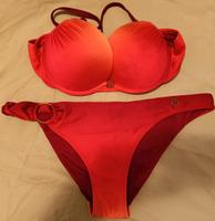 Hunkemöller Bikini rot orange schimmernd Gr. L 80B Eimsbüttel - Hamburg Niendorf Vorschau