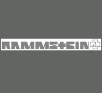 Rammstein Autoaufkleber Silber >NEU< Sachsen - Hainichen Vorschau