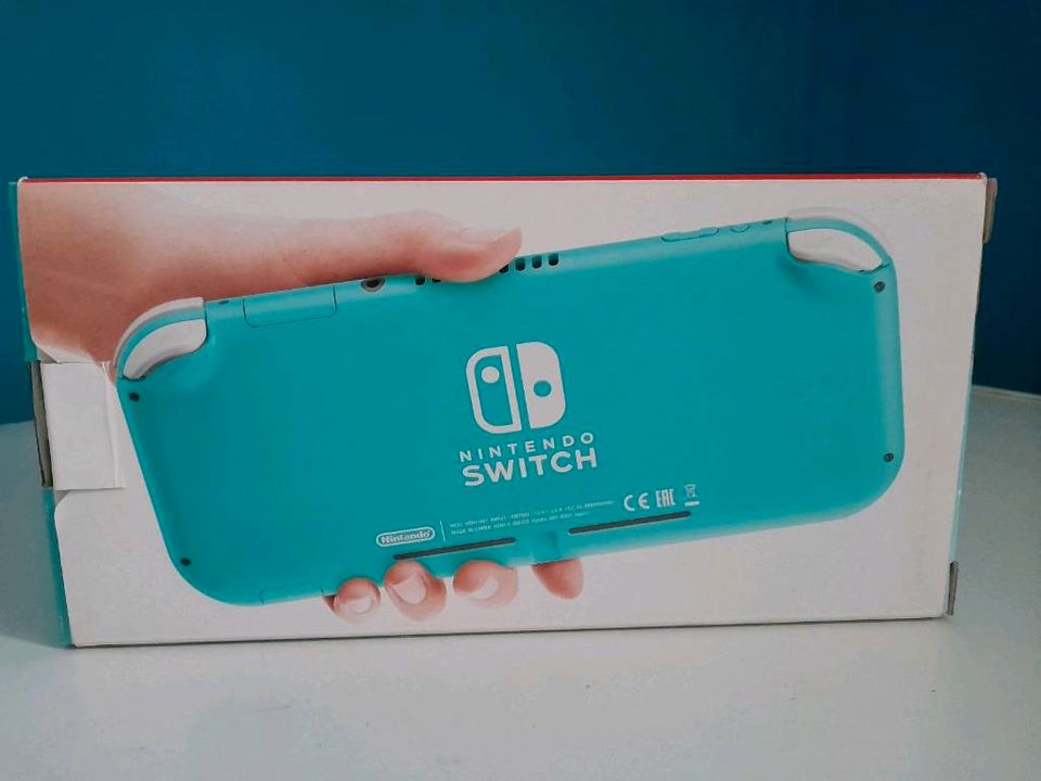 Nintendo Switch Lite türkis inklusive Spiel - Neu in Röbel