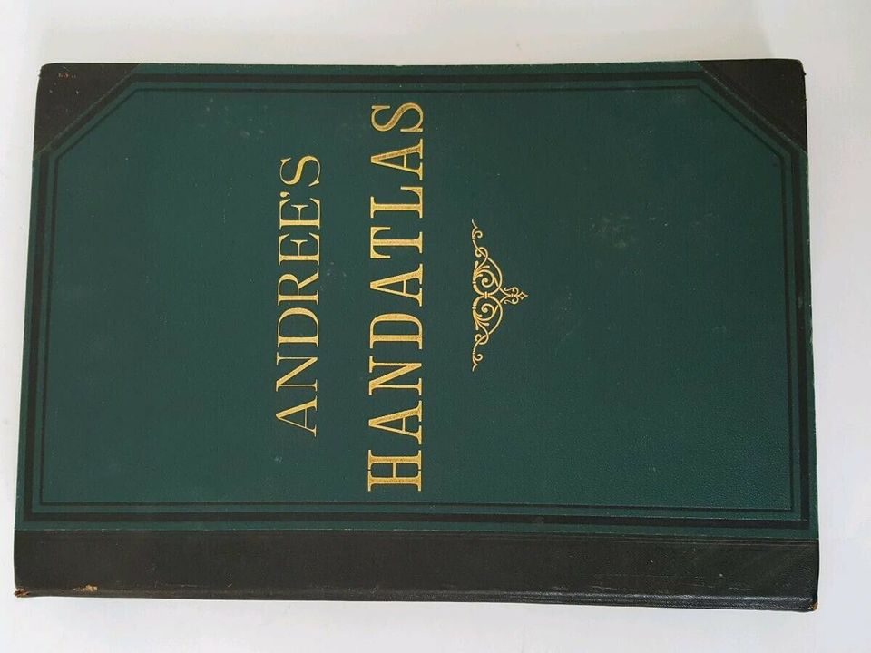 Andrees Handatlas 1881 - 1.Auflage antikes Buch in Neuhausen