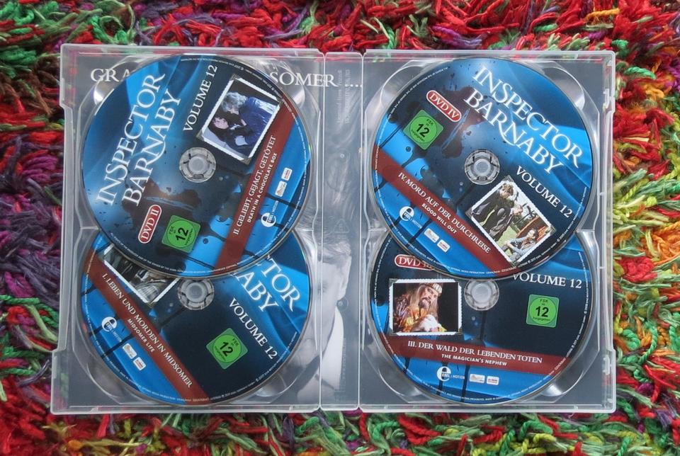 Inspector Barnaby DVD 2 Boxen á 4 DVD´s Folgen/Volume 11 und 12 in Rehburg-Loccum
