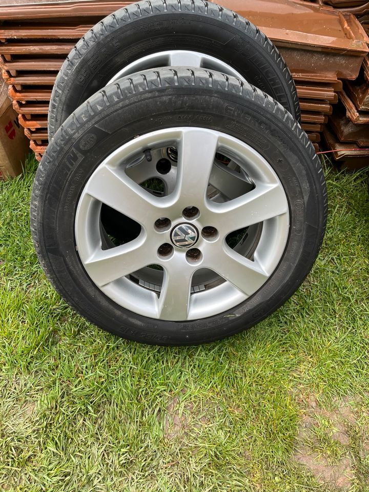 Sommerreifen mit Felge 5x112  195/55r15 vw tiguan in Bad Gandersheim