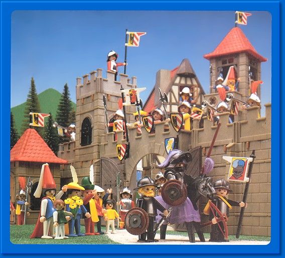 Playmobil 3329 Ritter und Knappen Burg Mittelalter Rar komplett in Crailsheim