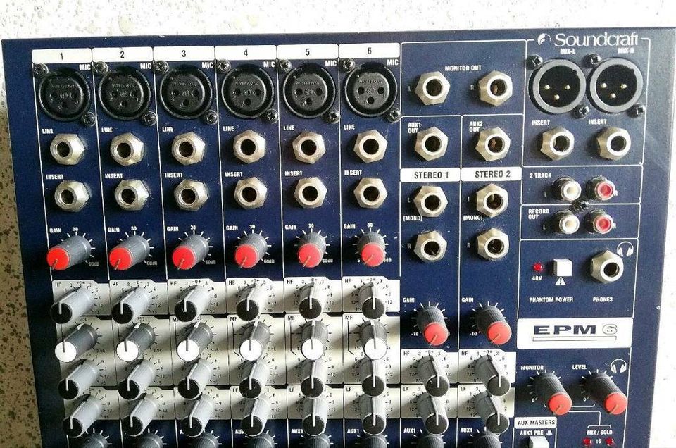 Soundcraft Epm 6 Mischpult Mixer zu vermieten in Borgentreich