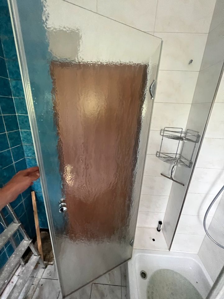 Duschabtrennung Duschwand Duschtrennwand Glas - gebraucht in Weitramsdorf