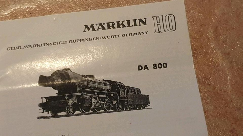 Märklin H0 Dampflok 3005/DA 800 in Owschlag