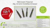 CNC Fräser - Mehrzweckfräser - Fräsersatz - EAS GmbH / 109€* Nordrhein-Westfalen - Rheinberg Vorschau