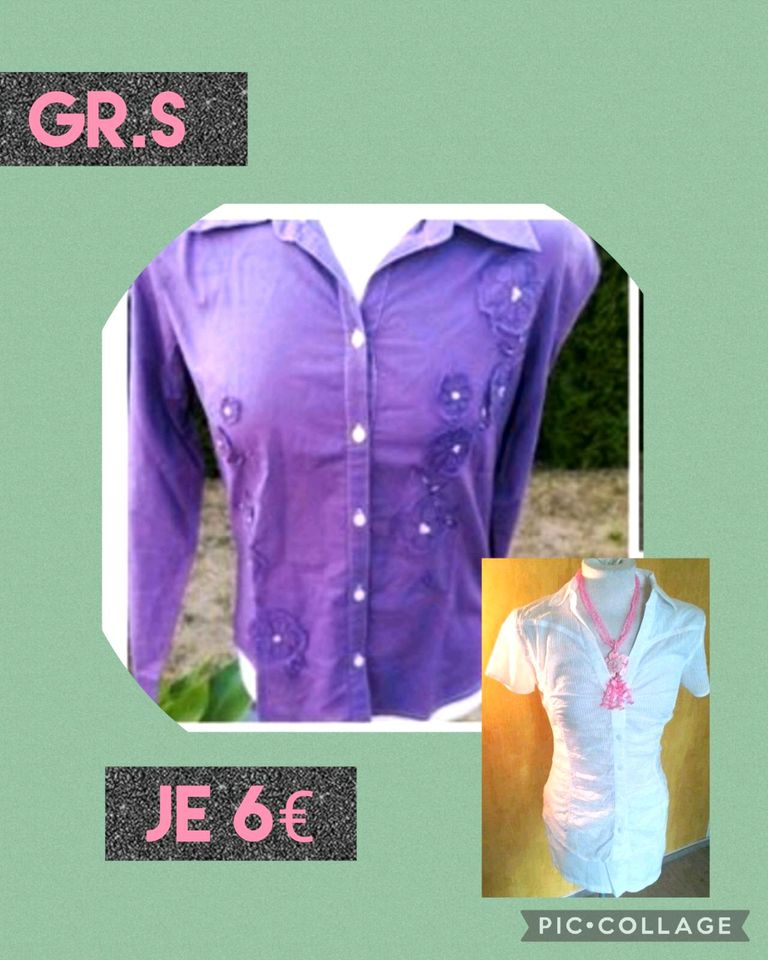 Stylische Bluse Gr.36-38,  Shirt Hollister,  Rock weiss Gr. S in Leipzig