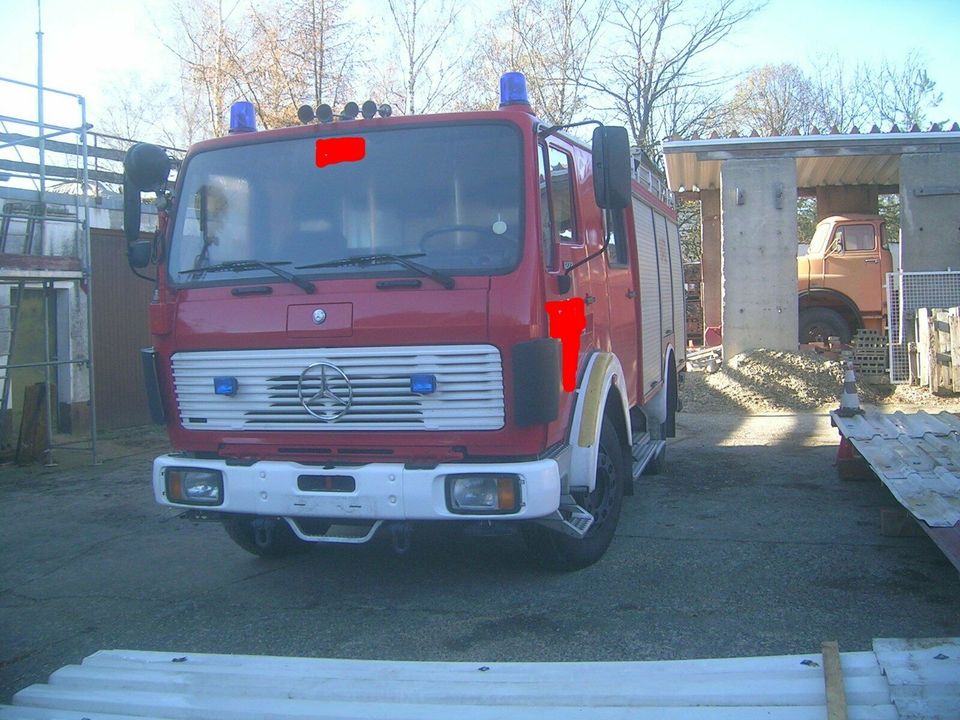 LKW, Mercedes Benz TLF 16-25, 1222F, Feuerwehr, in Irmannsweiler