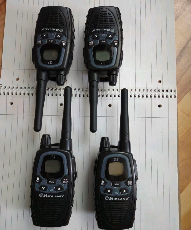 4× Midland G7 XTR Kofferset  Walkie-Talkie in Ahlen