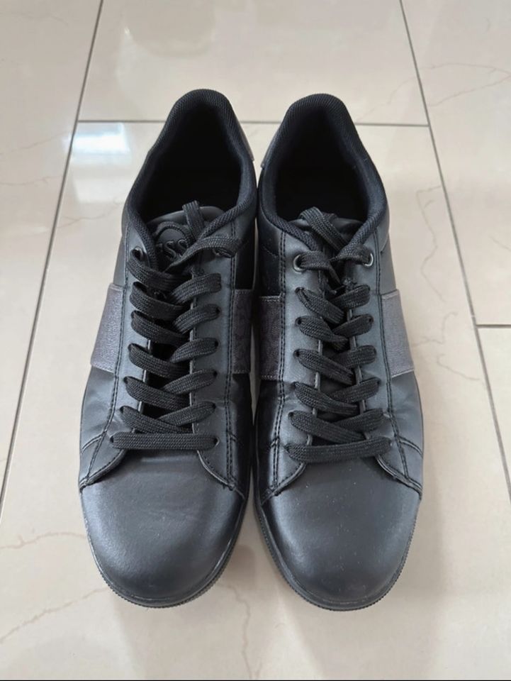 Guess Todi Sneaker Black Herrenschuh 42 in Marl