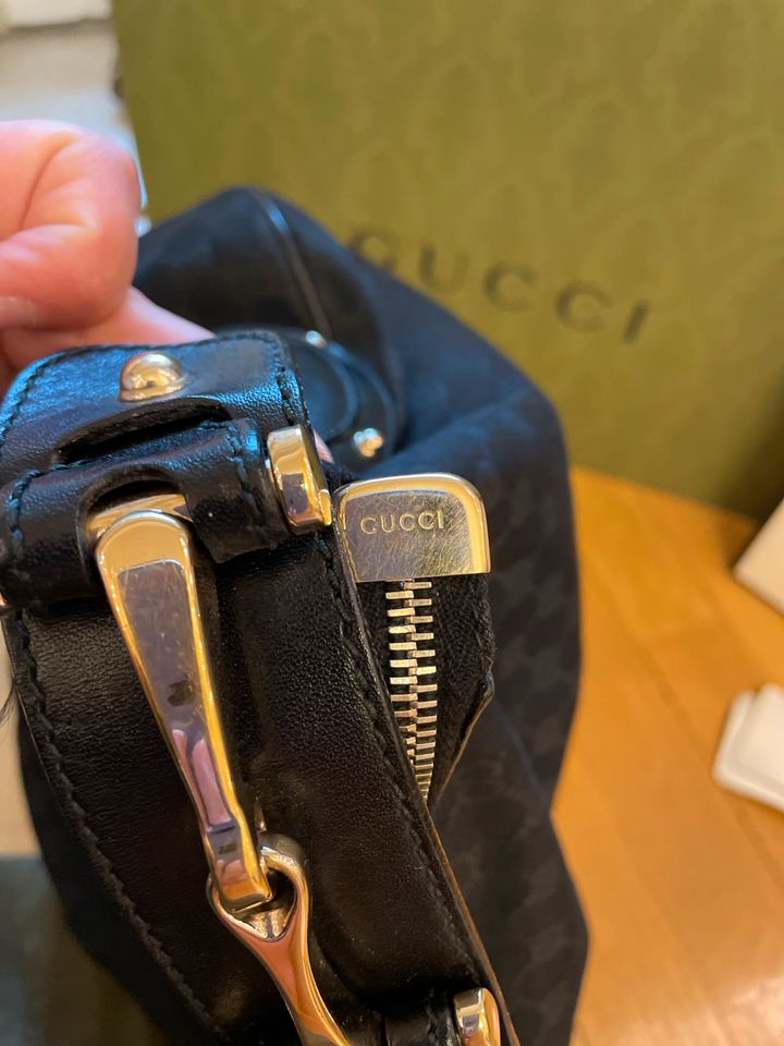 Original Gucci  Hobo Sattle Bamboo Bag schwarz mit Rechnung in Saarbrücken