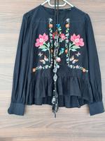 Traum Tunika Bluse schwarz Stickerei Gr M Zara Bayern - Pyrbaum Vorschau
