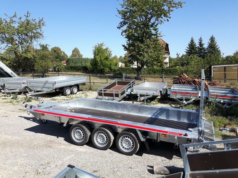 Baggertransporter Model Builder IV 3500 kg 400 x 180 cm 3 Achser in Naumburg (Saale)